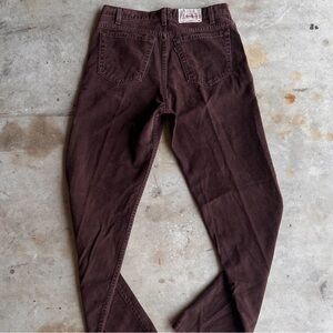 Vintage 70s/80s Levi's 540 Brown Tab Brown Jeans Dark Wash Straight Leg 31x34